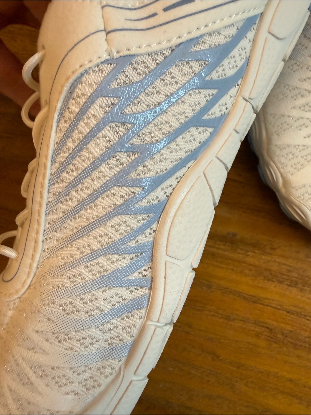 Hike Footwear HF LoraxPro Barefoot Shoes White Blue Zero Drop Wide Toe Size 10 - Picture 5 of 8